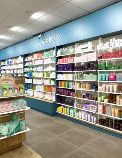 Merchandising pharmacie de Machecoul - Soins et Beauté