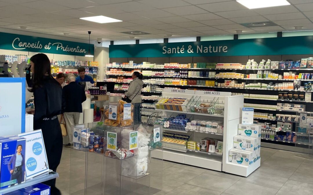 Merchandising Pharmacie Le Pin-en-Mauges - vue globale